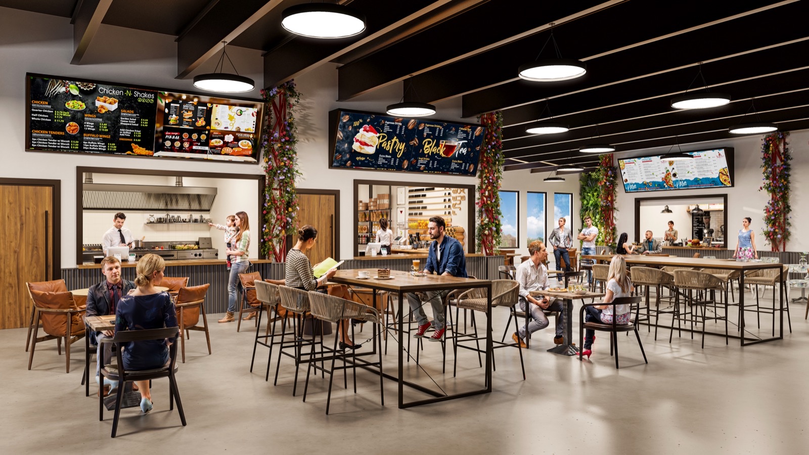 Moon Village Food Court